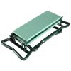 Foldable Garden Kneeler Seat with Kneeling Soft Cushion Pad Tools Pouch Portable Gardener