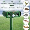 2023 Solar Ultrasonic Animal Repellent Waterproof MotionActivated Solution