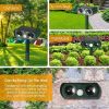 2023 Solar Ultrasonic Animal Repellent Waterproof MotionActivated Solution