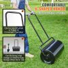 VEVOR Lawn Roller, 13 Gallon Sand/Water Filled Yard Roller, Steel Sod Roller with Easy-turn Plug and U-Shaped Ergonomic Handle for Convenient Push and