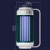 1pc Electric Rechargeable Photocatalytic Anti Mosquito Killer Lamp UV Bug Insect Trap Light Pest Control Repellent